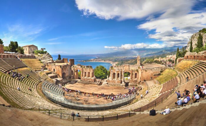 A view of Segesta during a bike tour in Sicily