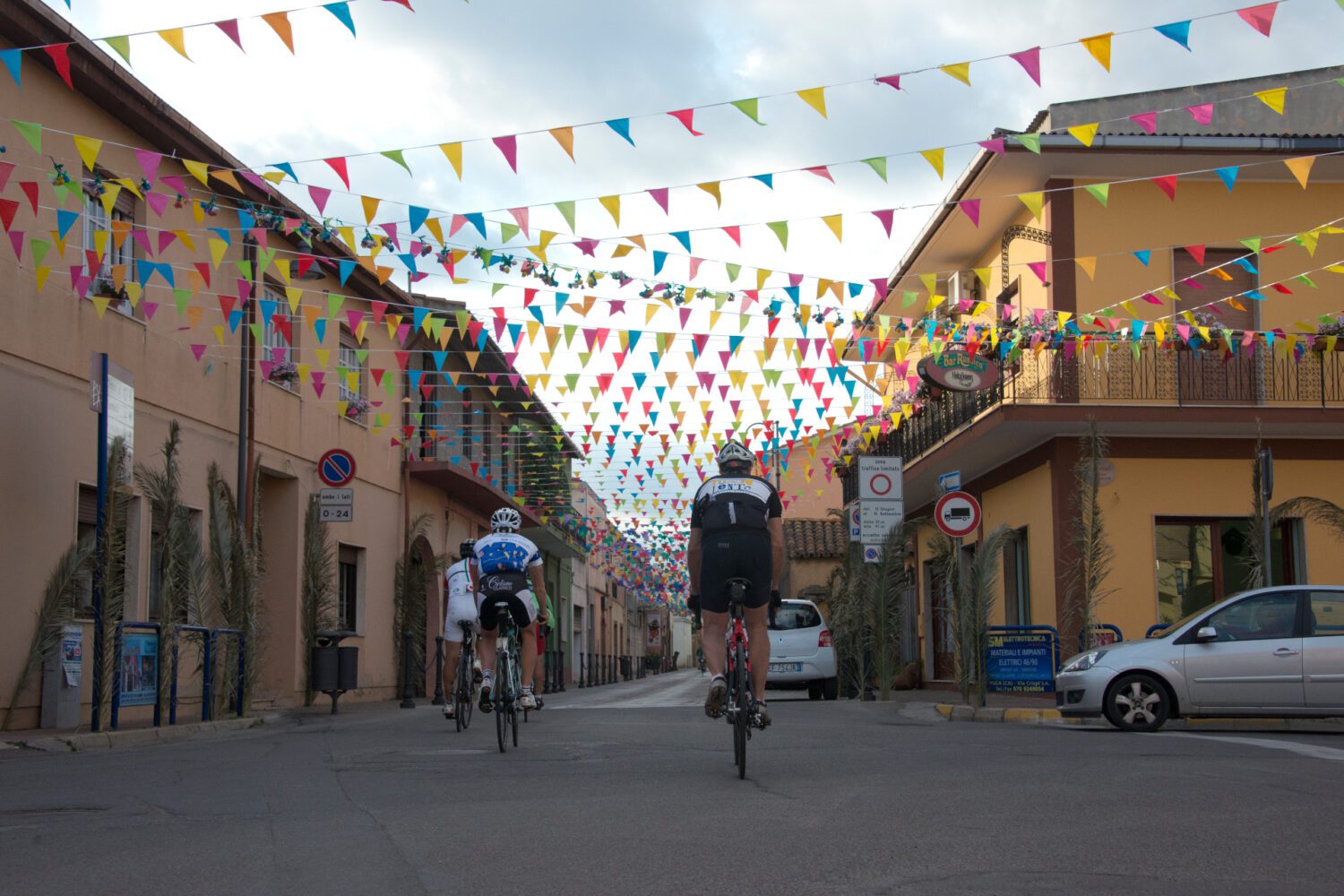 Cycling in Pula South Sardinia during a bike tour