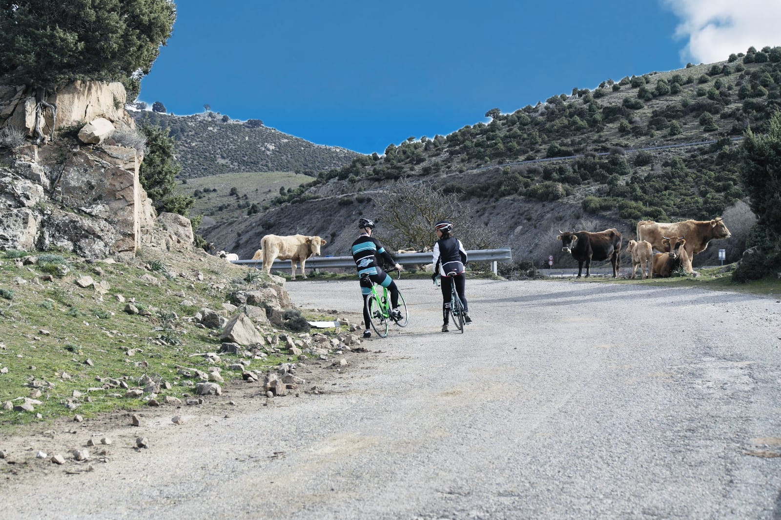 Cycling in Sardinia, Gennargentu area