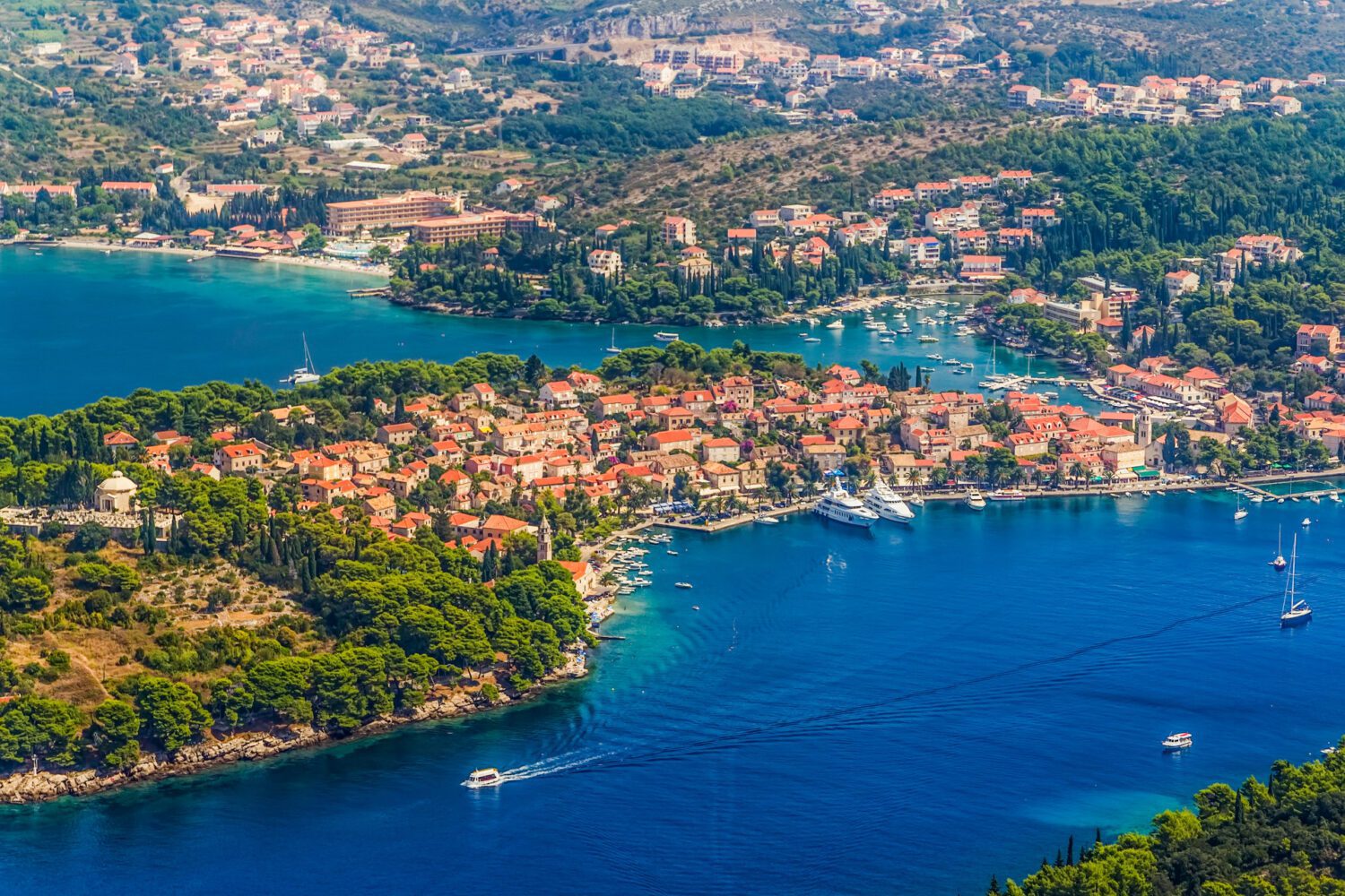 A view of Cavtat near Dubrovnik, Croatia