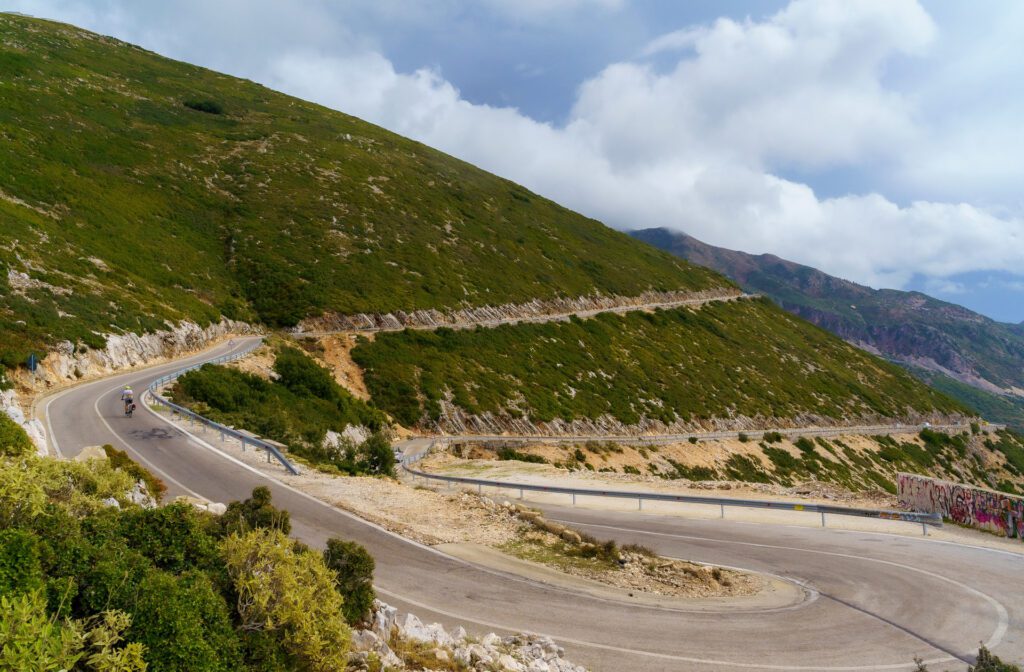 A Mountain road in Albania