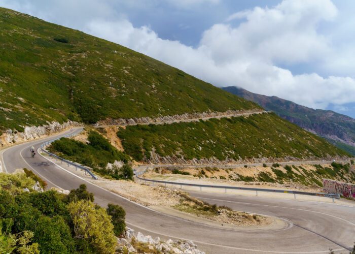 A Mountain road in Albania